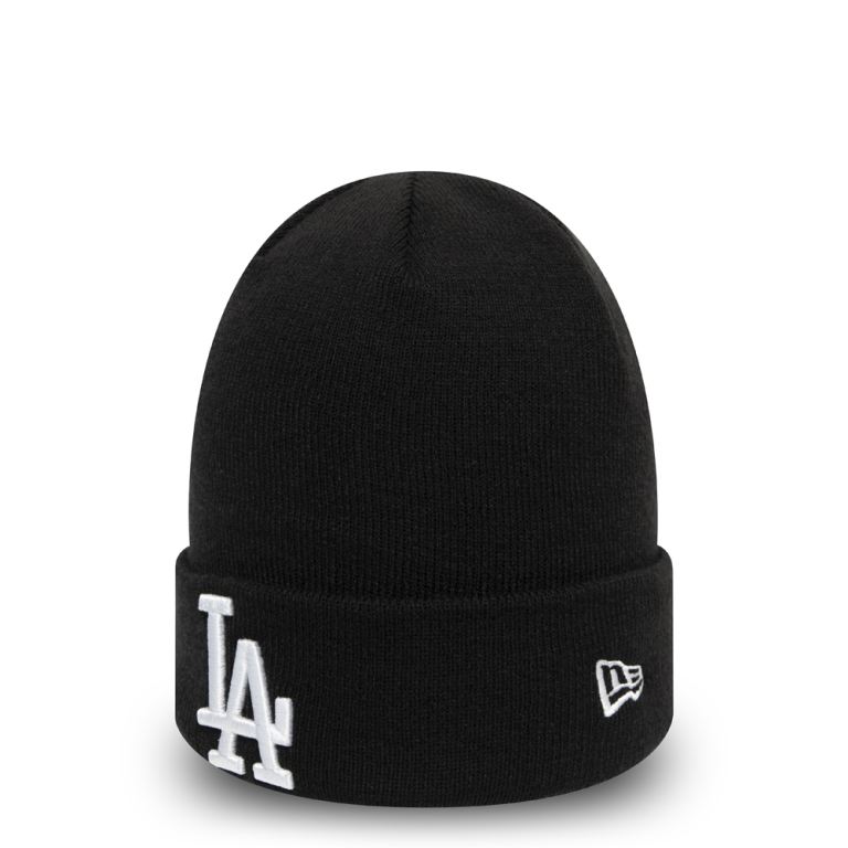 Gorras New Era Beanies Negros - LA Dodgers Essential Cuff 92641ROLI